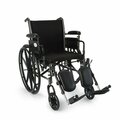 Mckesson drive Cruiser III Manual Wheelchair, 18 Inch Seat Width 146-K318ADDA-ELR